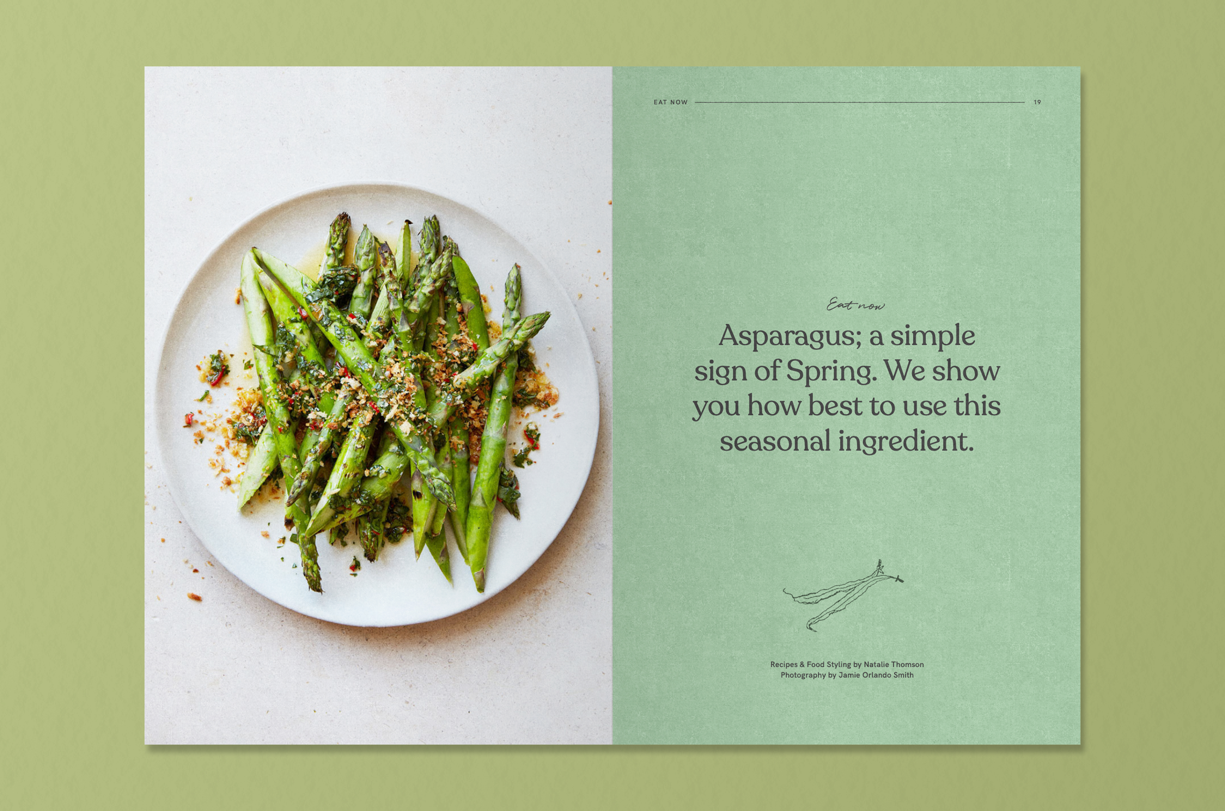 Spreads from Chilterns Food Magazine